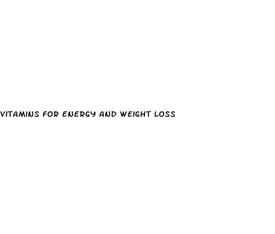 vitamins for energy and weight loss