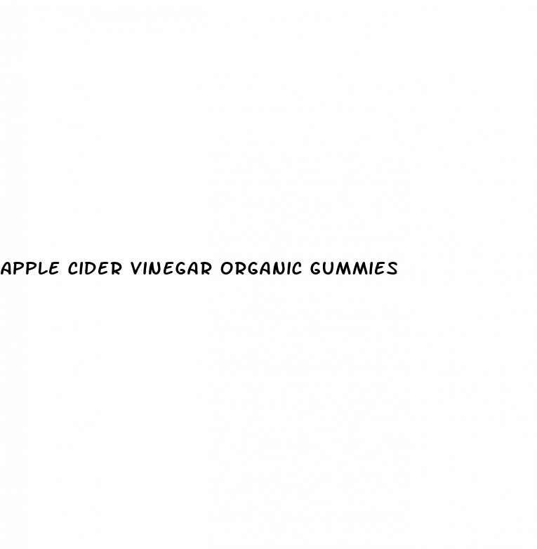 apple cider vinegar organic gummies
