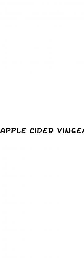 apple cider vingear