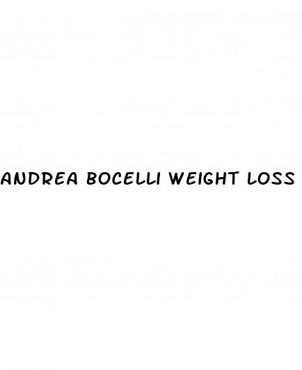 andrea bocelli weight loss