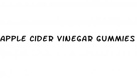apple cider vinegar gummies help with weight loss