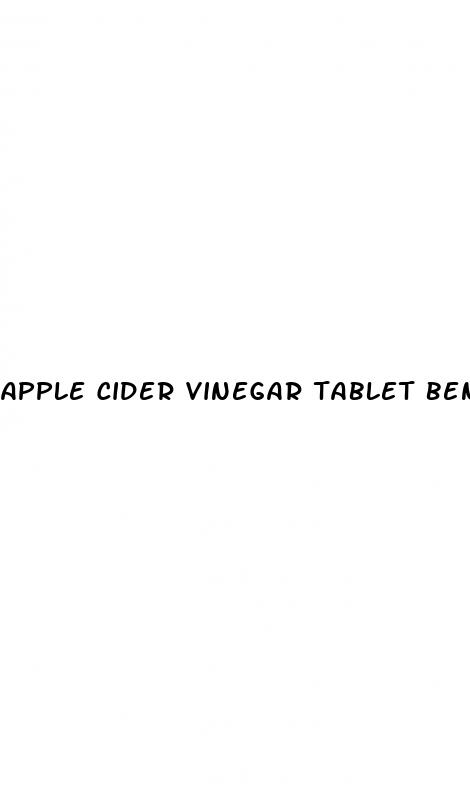 apple cider vinegar tablet benefits