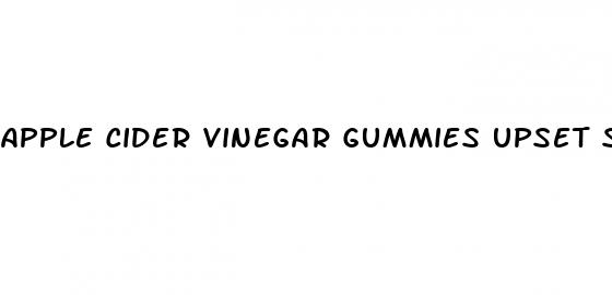 apple cider vinegar gummies upset stomach