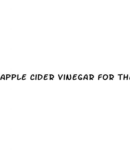 apple cider vinegar for the stomach