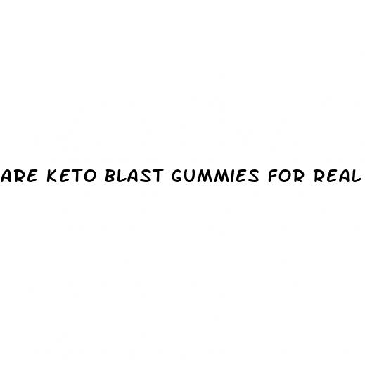 are keto blast gummies for real
