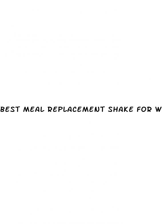 best meal replacement shake for weight loss