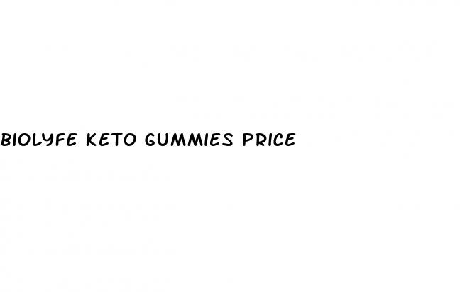 biolyfe keto gummies price