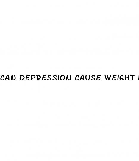 can depression cause weight loss