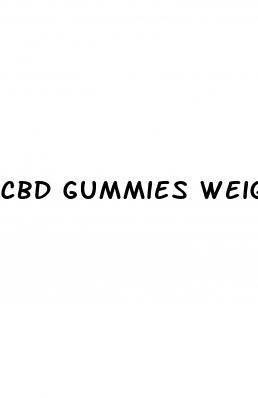 cbd gummies weight loss