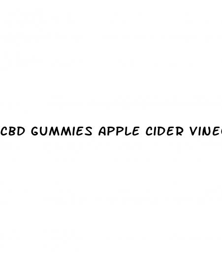 cbd gummies apple cider vinegar