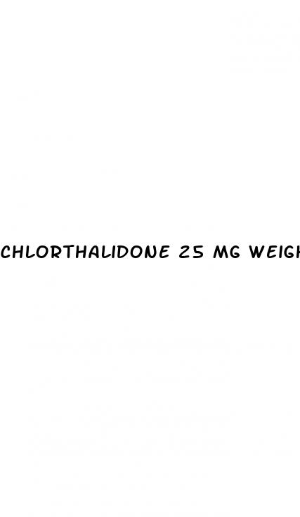 chlorthalidone 25 mg weight loss
