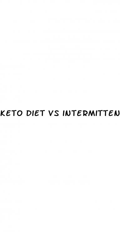 keto diet vs intermittent fasting