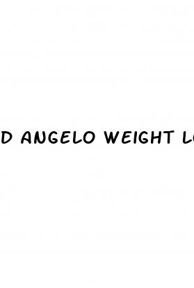 d angelo weight loss