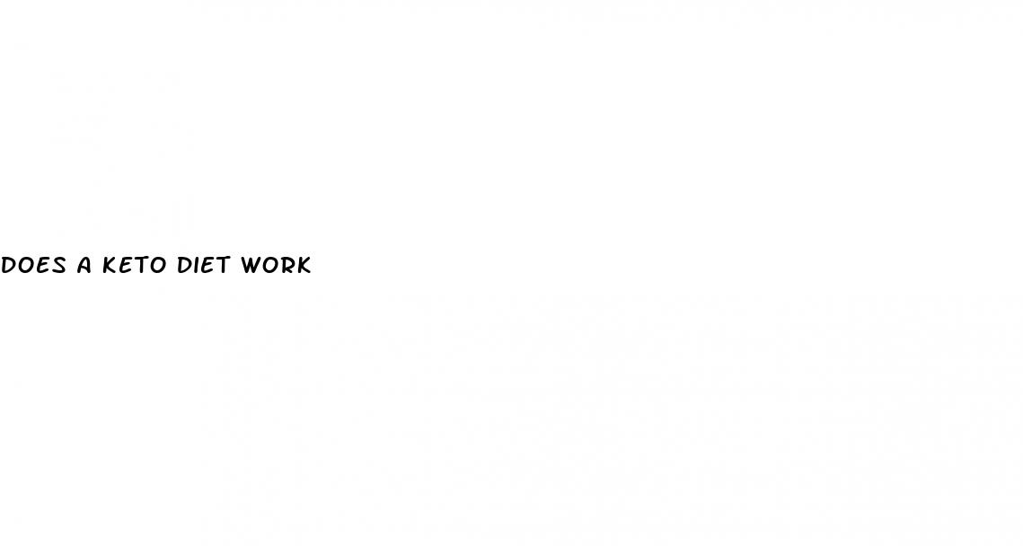 does a keto diet work