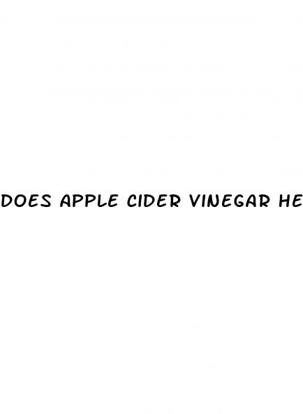 does apple cider vinegar help with metabolism