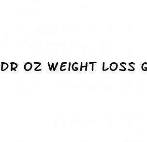 dr oz weight loss gummy