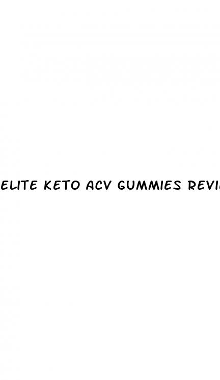 elite keto acv gummies review