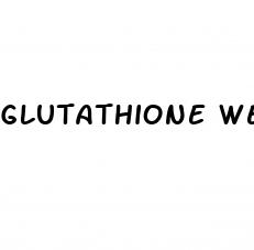 glutathione weight loss