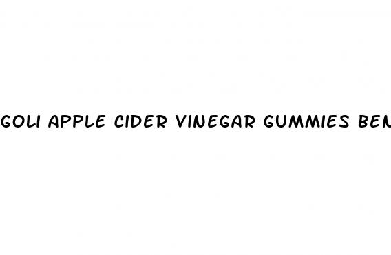 goli apple cider vinegar gummies benefits