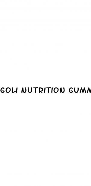 goli nutrition gummies