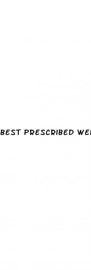 best prescribed weight loss pills