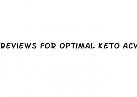 reviews for optimal keto acv gummies