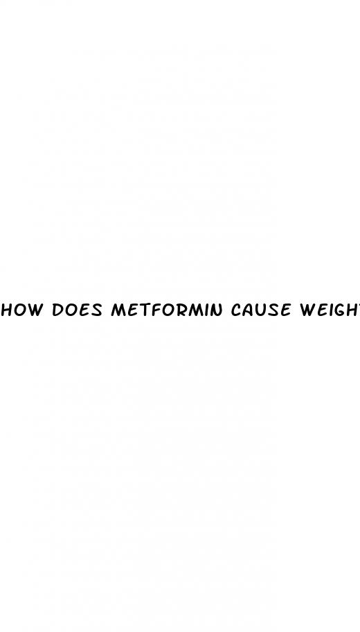 how does metformin cause weight loss