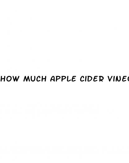 how much apple cider vinegar to drink daily