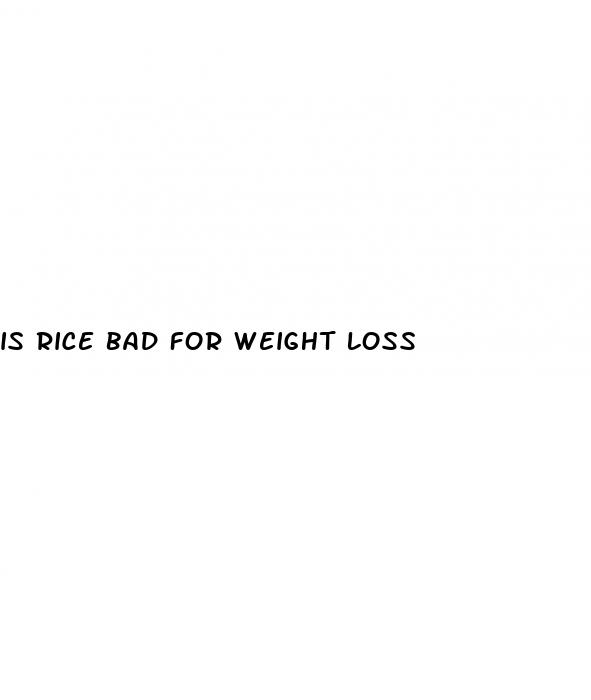 is rice bad for weight loss