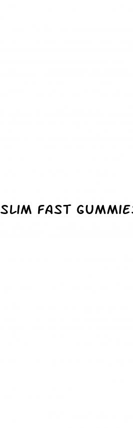 slim fast gummies side effects