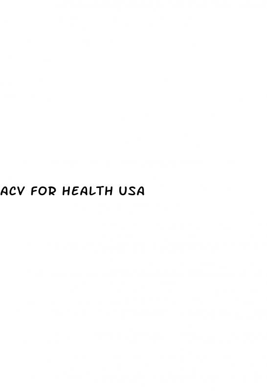 acv for health usa
