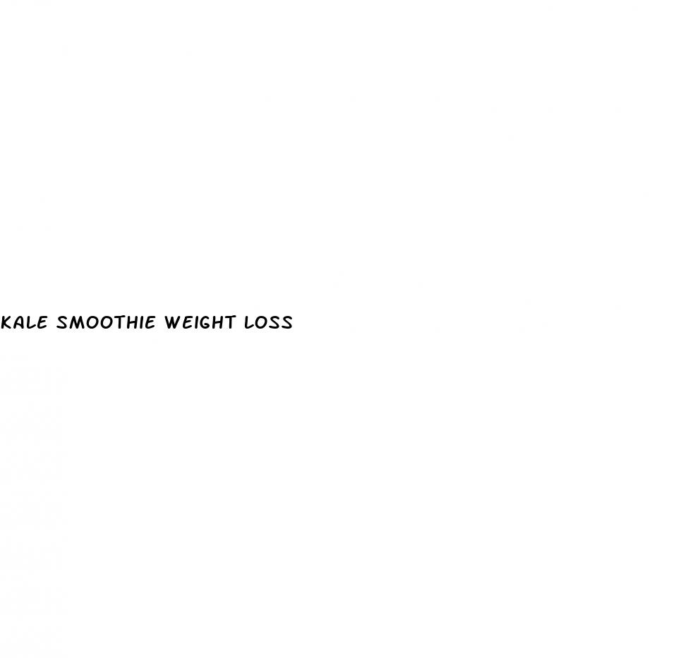 kale smoothie weight loss