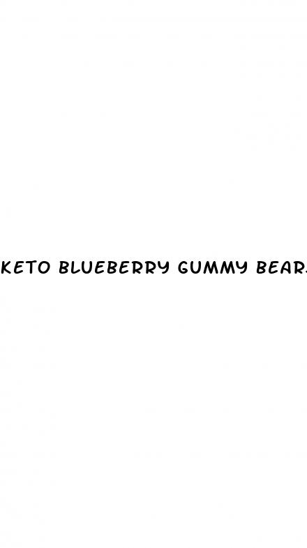 keto blueberry gummy bears