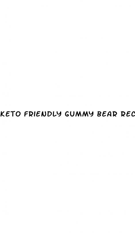 keto friendly gummy bear recipe