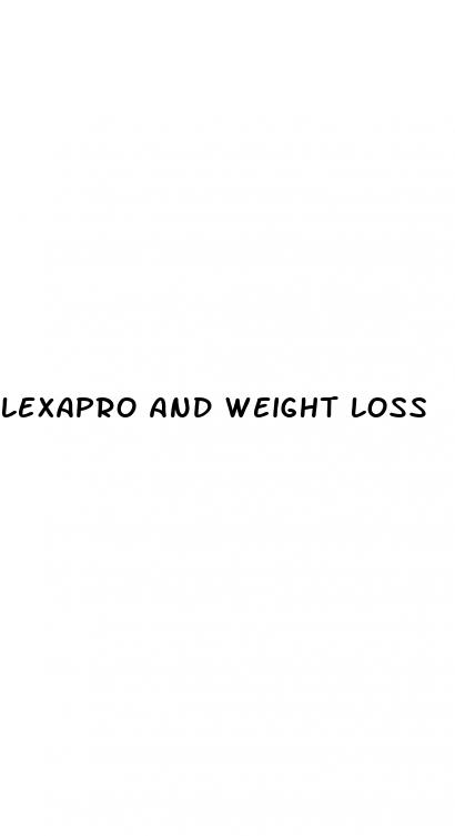 lexapro and weight loss