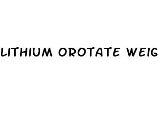 lithium orotate weight loss