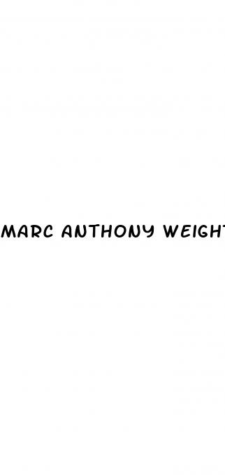 marc anthony weight loss