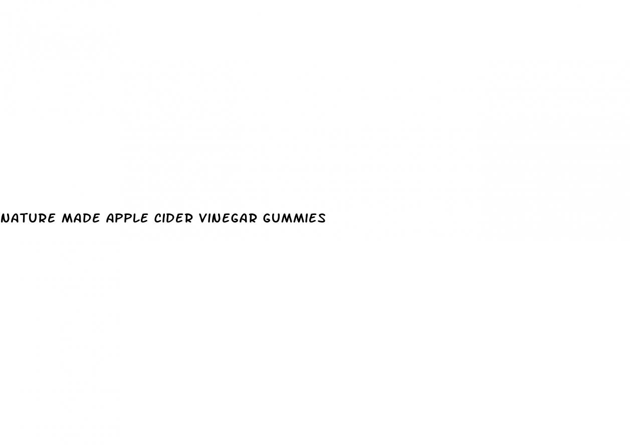 nature made apple cider vinegar gummies