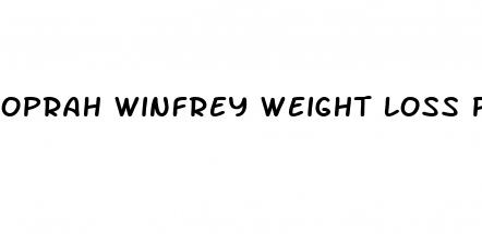 oprah winfrey weight loss plan