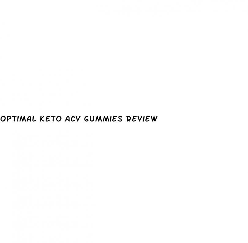 optimal keto acv gummies review