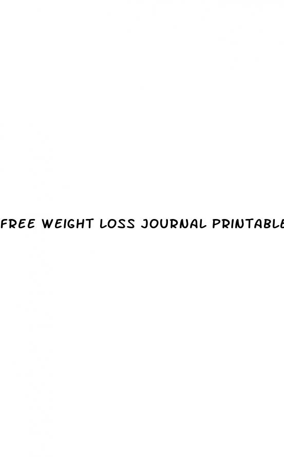 free weight loss journal printables