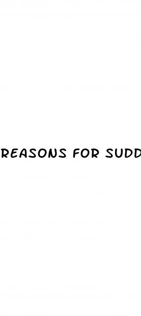 reasons for sudden weight loss