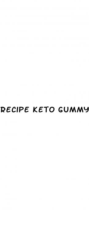 recipe keto gummy bears