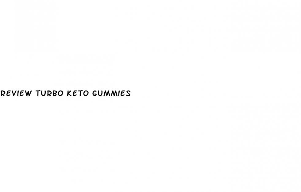 review turbo keto gummies