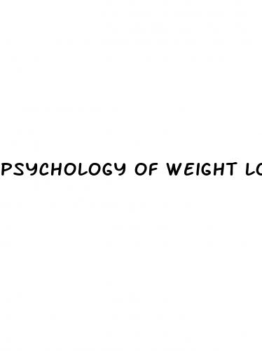 psychology of weight loss