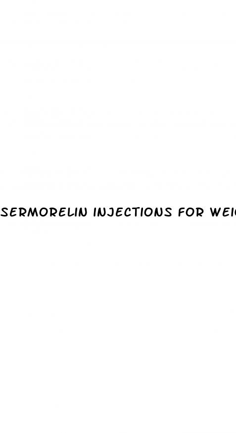 sermorelin injections for weight loss