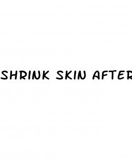 shrink skin after weight loss