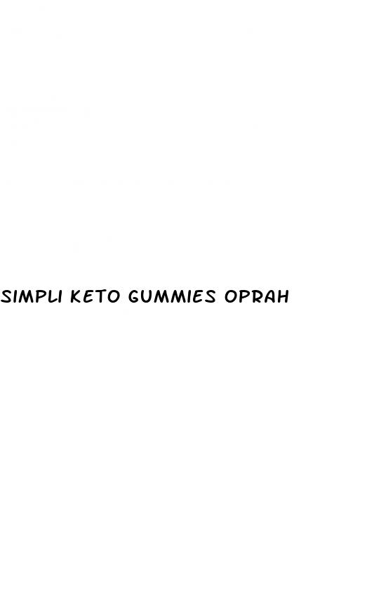 simpli keto gummies oprah