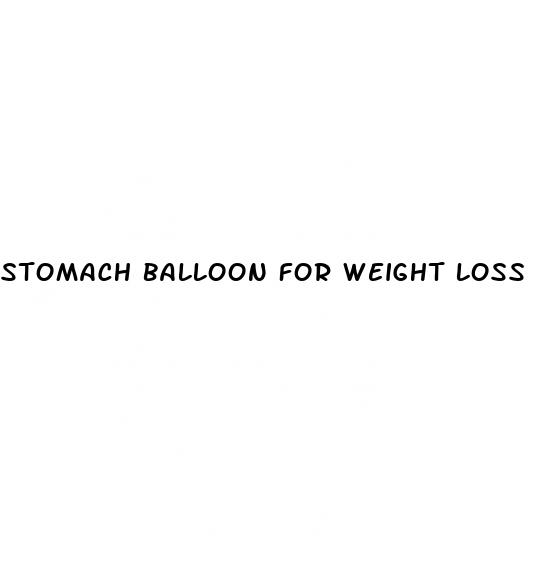 stomach balloon for weight loss