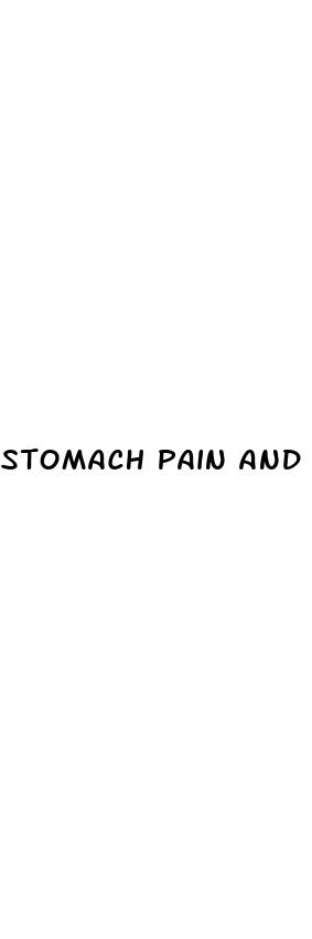 stomach pain and weight loss